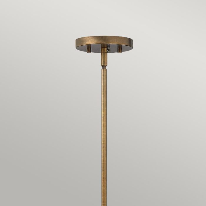 Fulton 1 Light Pendant - Bronze and Brass