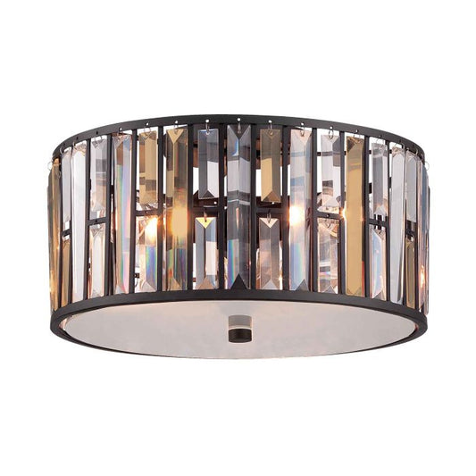 Gemma 3 Light Flush - Vintage Bronze
