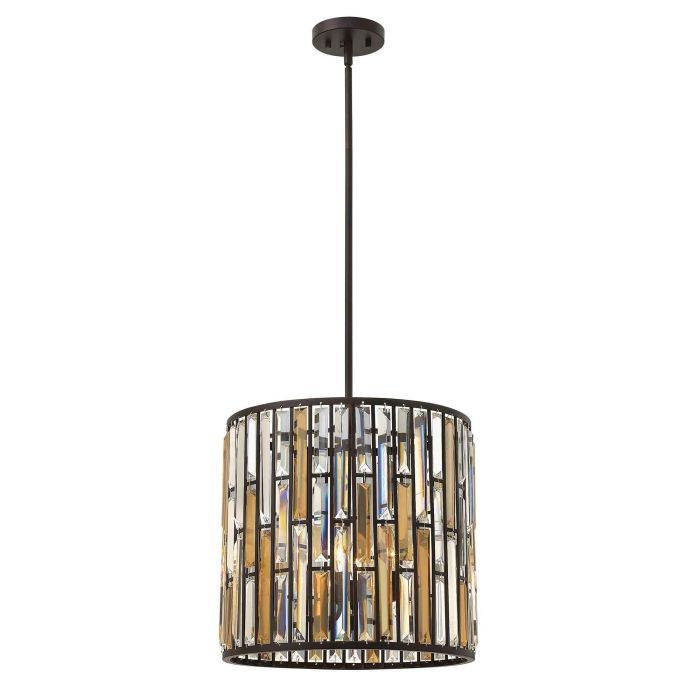Gemma 3 Light Pendant - Vintage Bronze