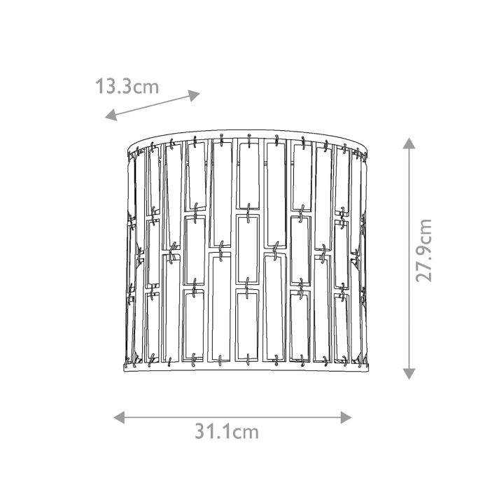 Gemma 2 Light Wall Light - Vintage Bronze