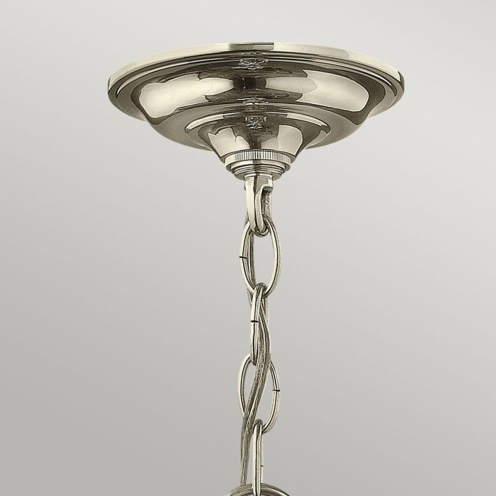 Gentry 4 Light Medium Pendant - Polished Nickel