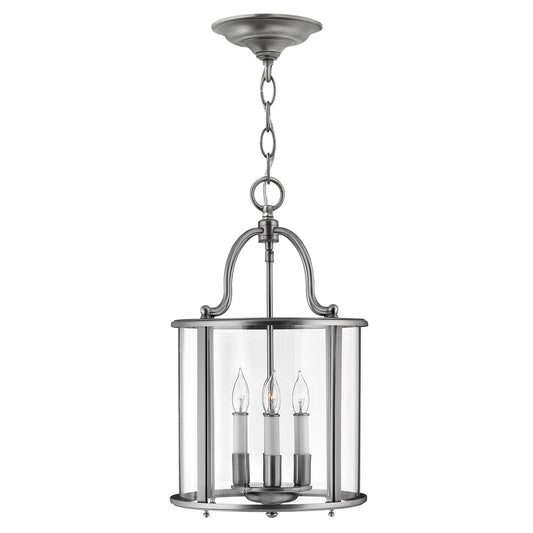 Gentry 4 Light Medium Pendant – Pewter