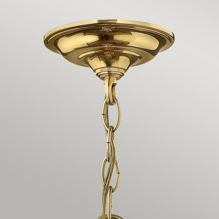 Gentry 3 Light Small Pendant - Polished Brass