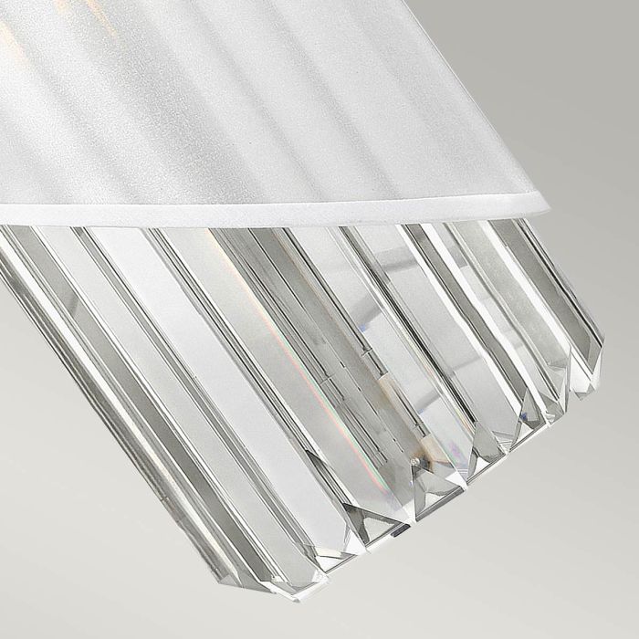 Gigi 1 Light Wall Light - Polished Nickel