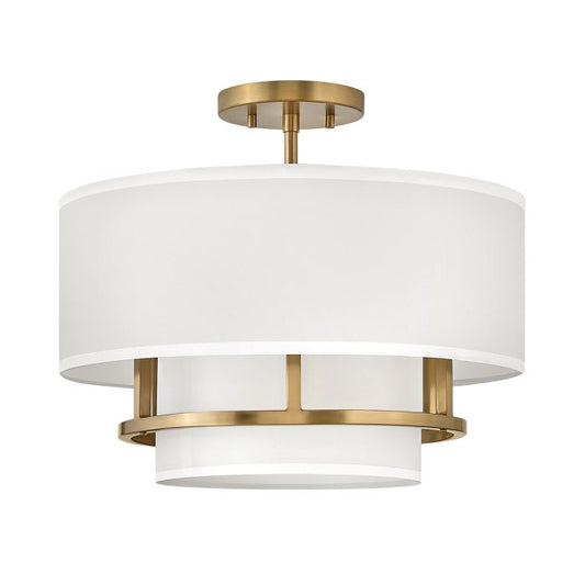 Graham 3 Light Duo Mount - Lacquered Brass