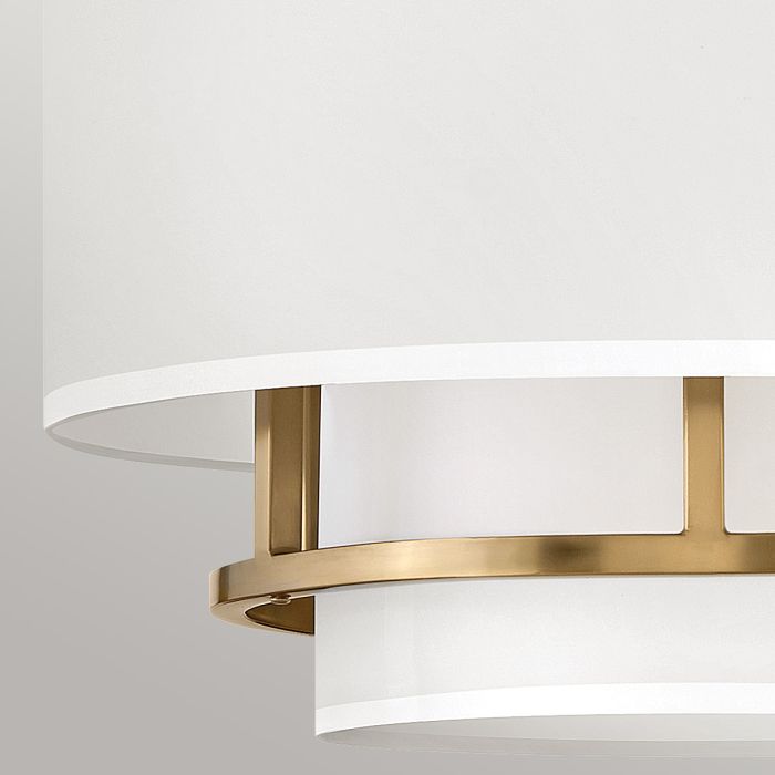 Graham 3 Light Duo Mount - Lacquered Brass