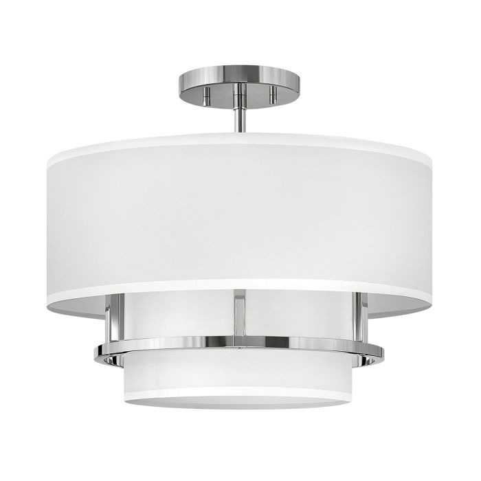 Graham 3 Light Duo Mount - Polished Nickel