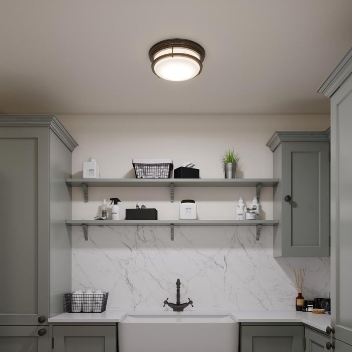 Hadley 3 Light Flush - Oil Rubbed Bronze