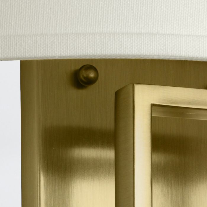Hampton 2 lt Wall Light - Brushed Brass