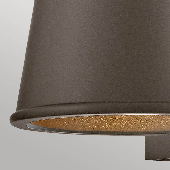 Coastal Small Wall Lantern - Architectural Bronze