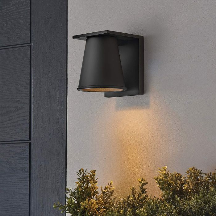 Coastal Small Wall Lantern - Matt Black