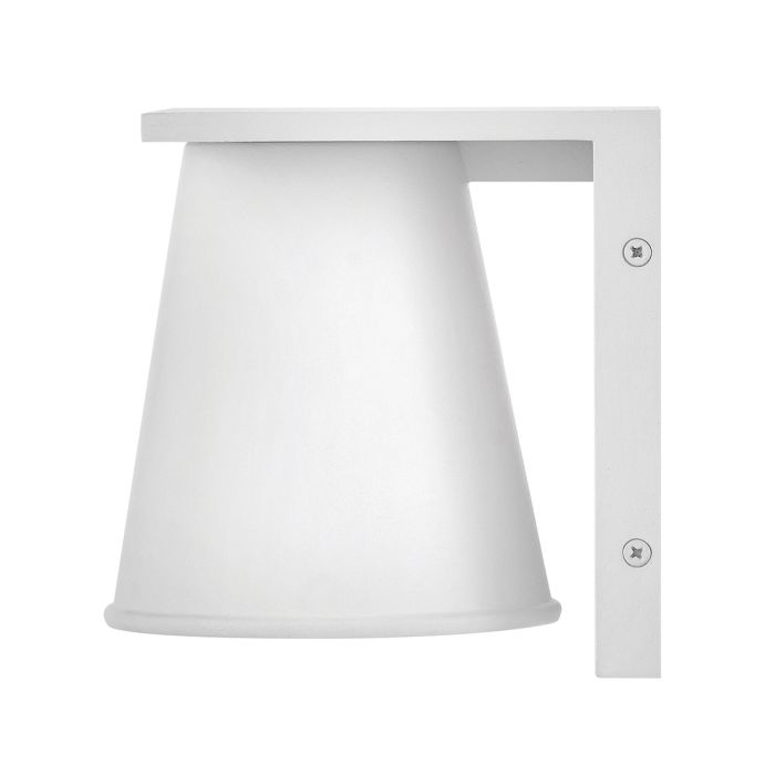 Coastal Small Wall Lantern - Textured White