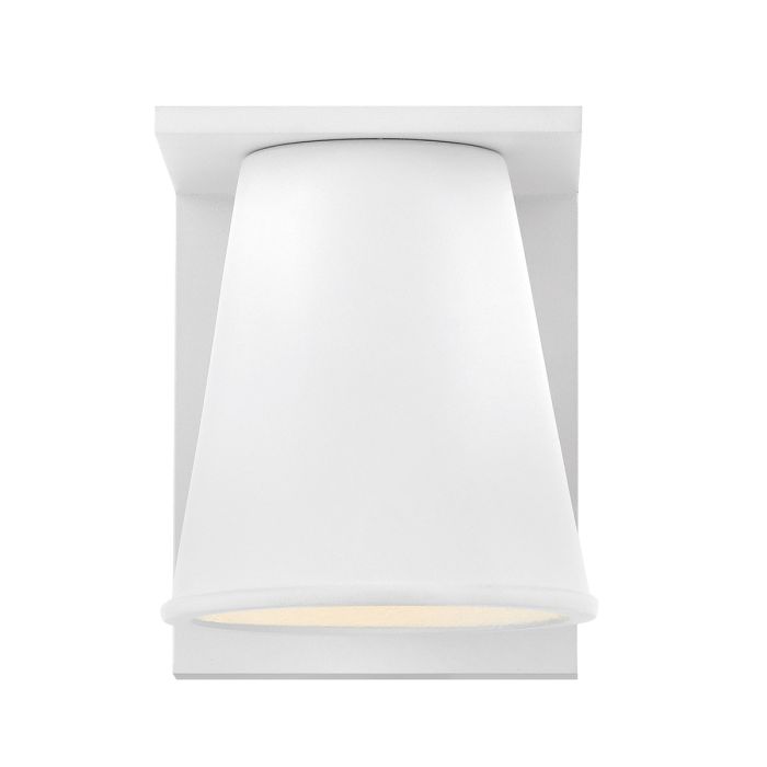 Coastal Small Wall Lantern - Textured White