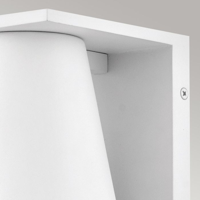 Coastal Small Wall Lantern - Textured White