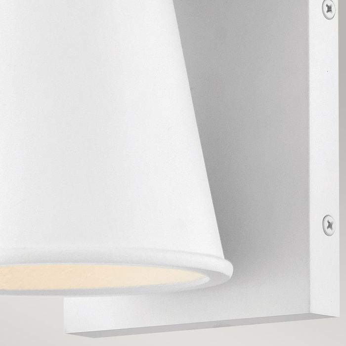 Coastal Small Wall Lantern - Textured White