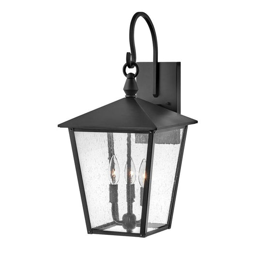 Huntersfield 3 Light Large Wall Lantern - Black