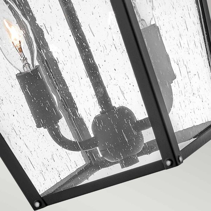 Huntersfield 2 Light Medium Wall Lantern - Black