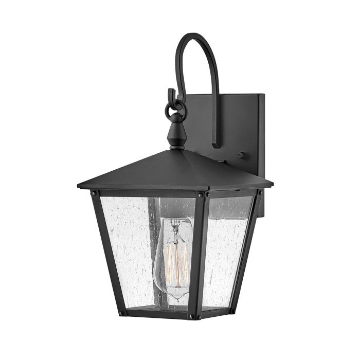 Huntersfield 1 Light Small Wall Lantern - Black