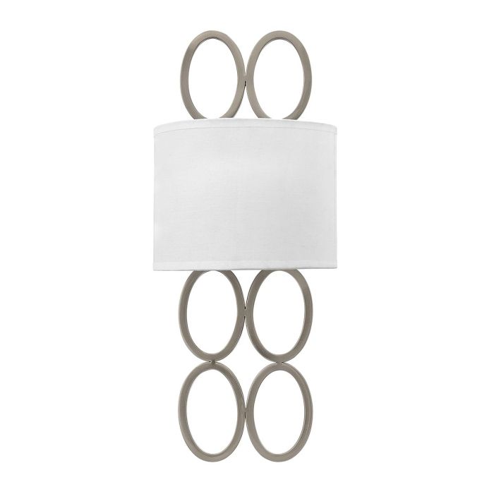 Jules 2 Light Wall Light - Brushed Nickel