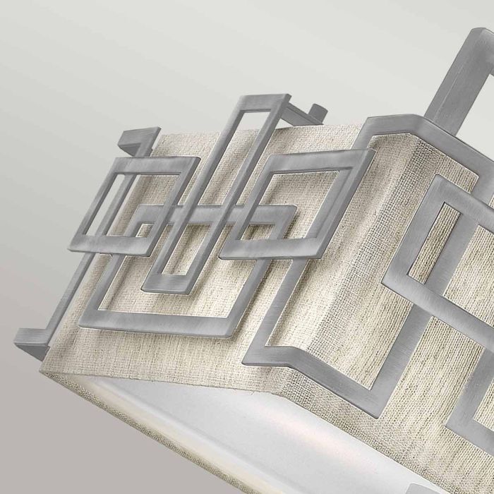 Lanza 3 Light Semi-Flush - Antique Nickel