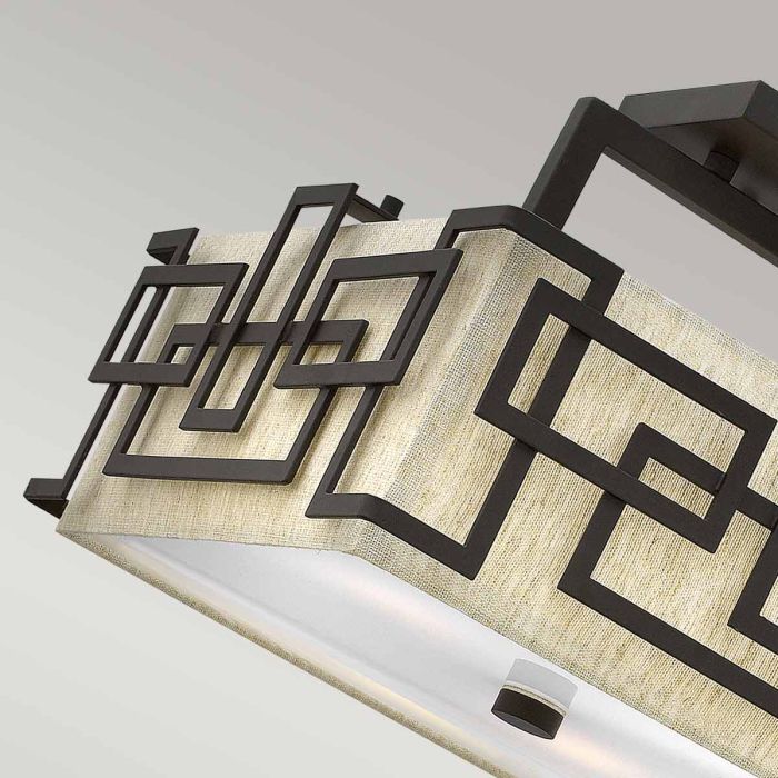 Lanza 3 Light Semi-Flush - Oil Rubbed Bronze