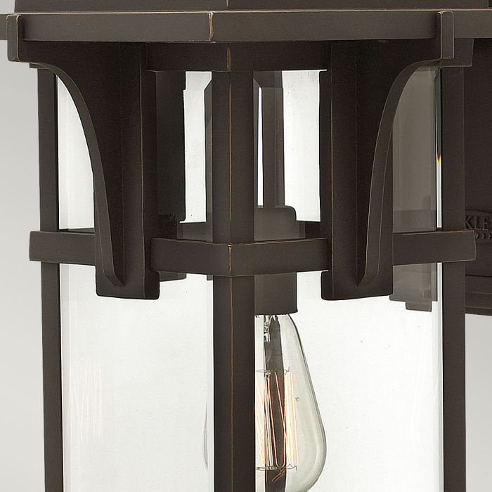 Manhattan 1 Light Large Wall Lantern - Oil Rubbed Bronze