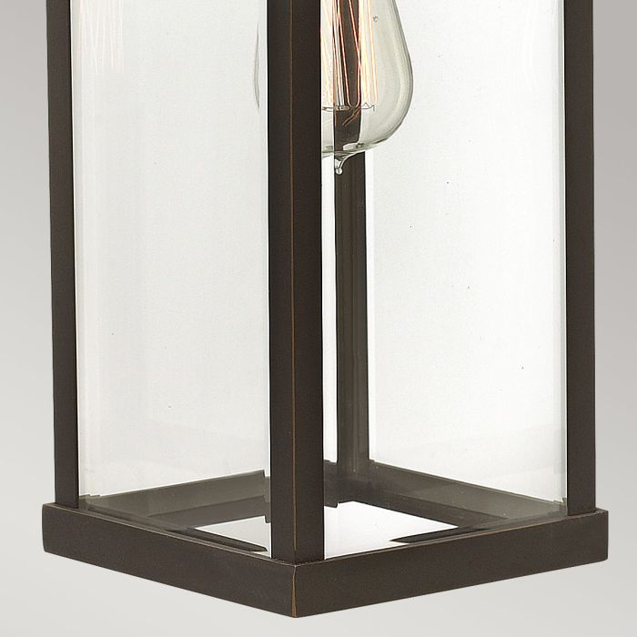 Manhattan 1 Light Large Wall Lantern - Oil Rubbed Bronze
