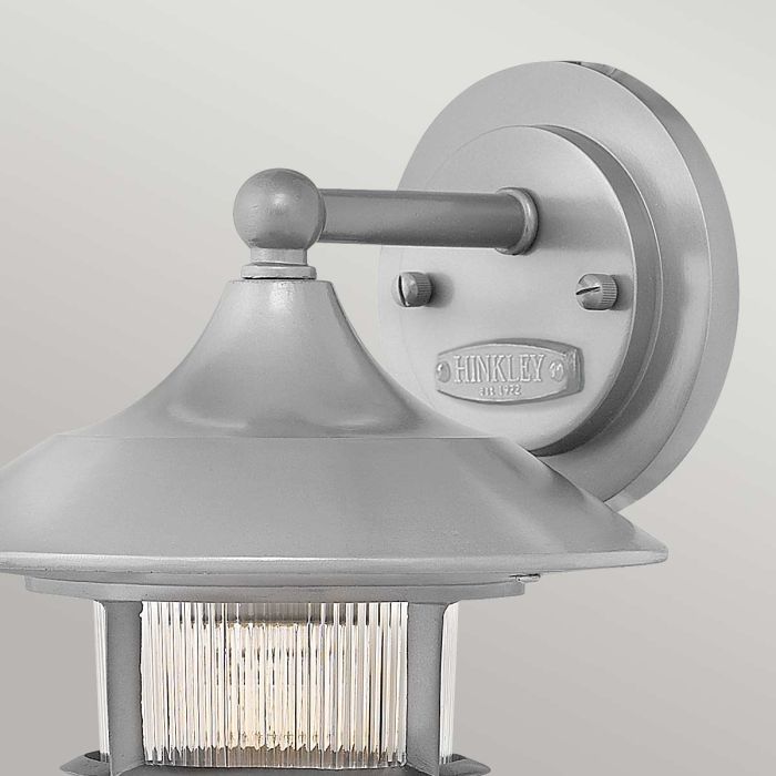 Marina 1 Light Small Wall Lantern - Silver