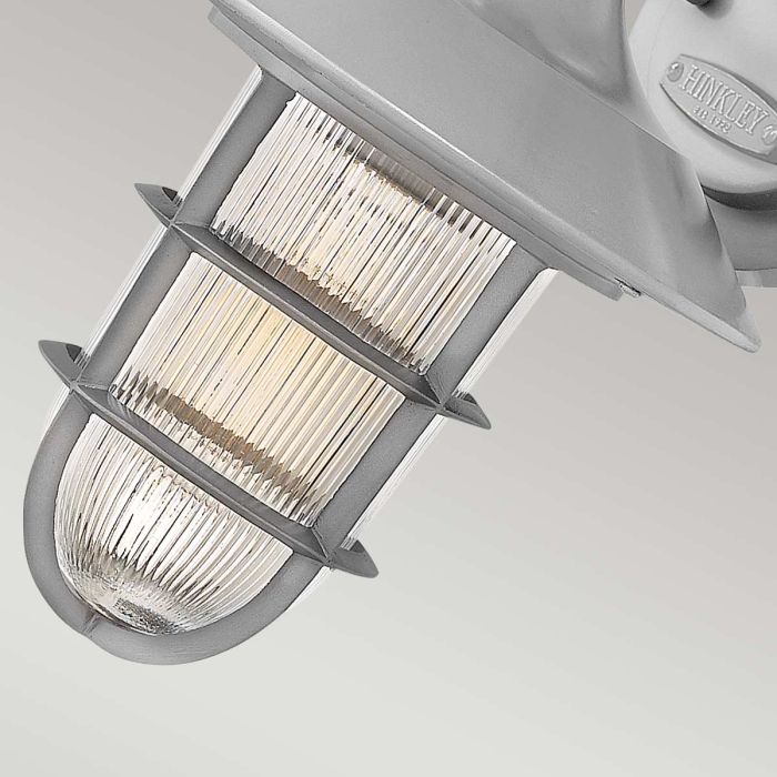 Marina 1 Light Small Wall Lantern - Silver