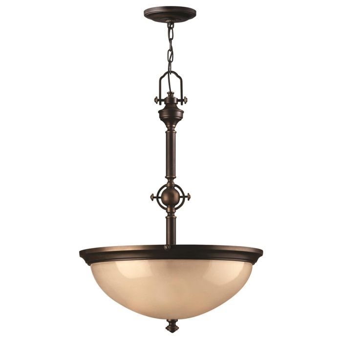 Mayflower 3 Light Pendant - Olde Bronze