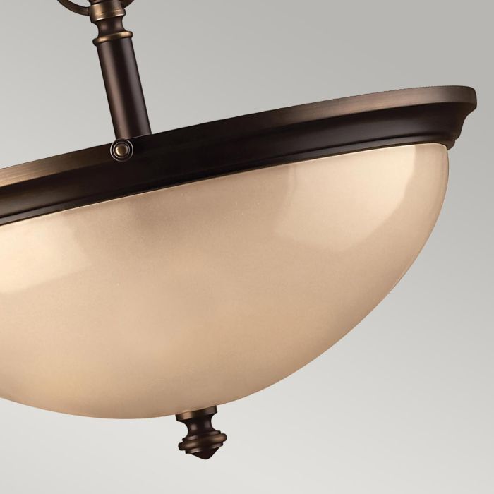 Mayflower 3 Light Pendant - Olde Bronze