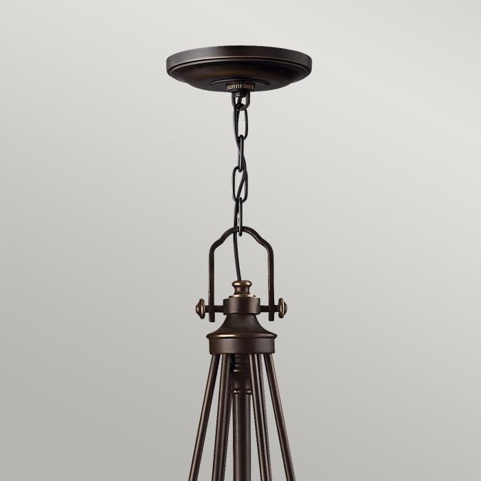 Mayflower 6 Light Chandelier - Olde Bronze