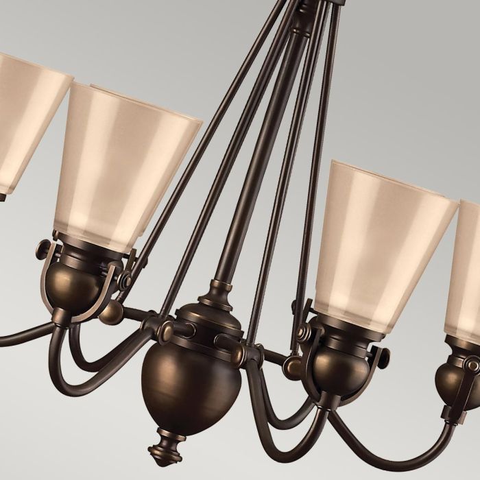 Mayflower 6 Light Chandelier - Olde Bronze