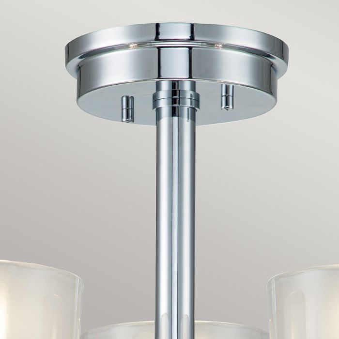 Meridian 3 Light Semi-Flush - Polished Chrome