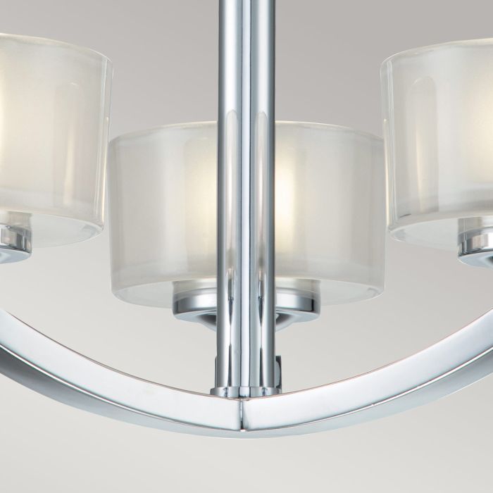 Meridian 3 Light Semi-Flush - Polished Chrome