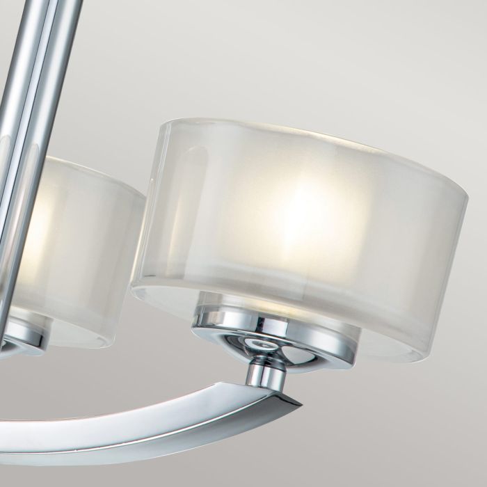 Meridian 3 Light Semi-Flush - Polished Chrome