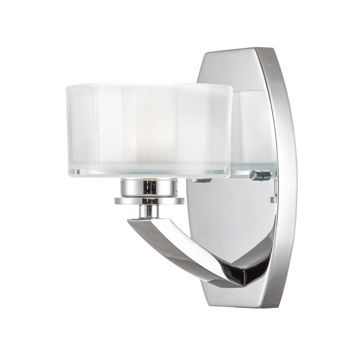 Meridian 1 Light Wall Light - Polished Chrome