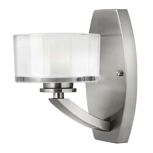Meridian 1 Light Wall Light - Brushed Nickel