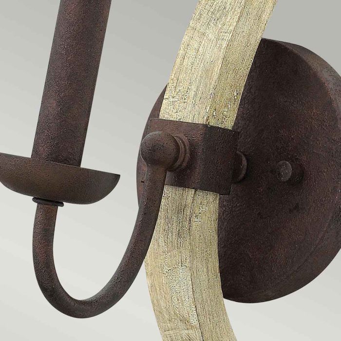 Middlefield 1 Light Wall Light - Iron Rust