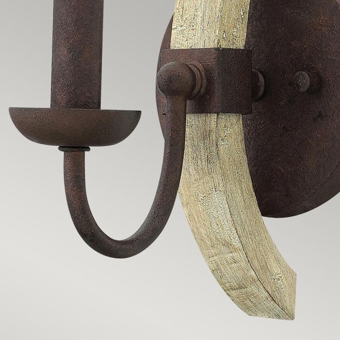 Middlefield 1 Light Wall Light - Iron Rust