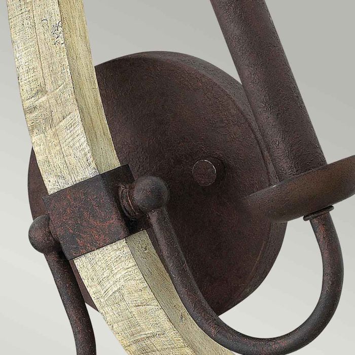 Middlefield 2 Light Wall Light - Iron Rust