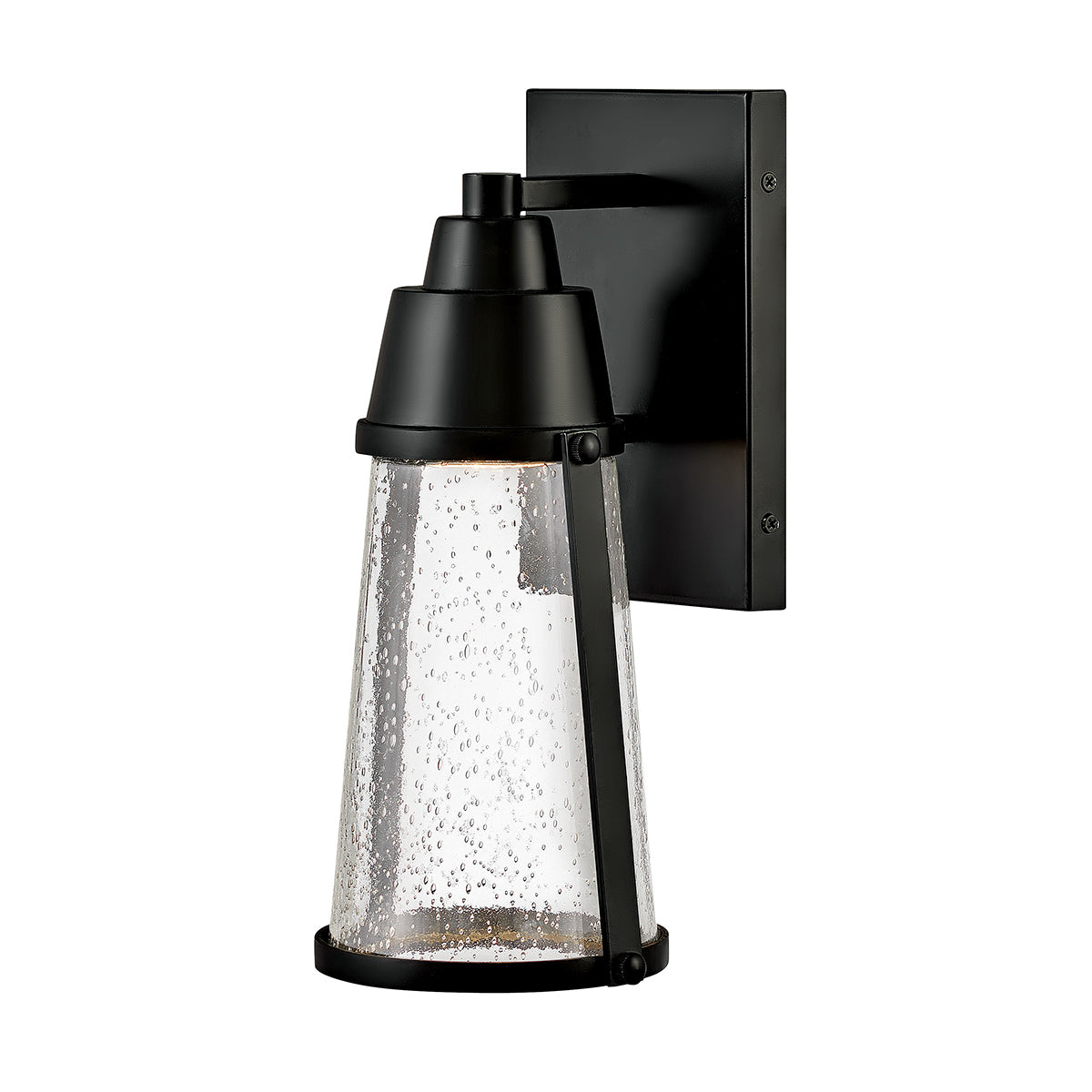 Miles 1 Light Wall Lantern – Black