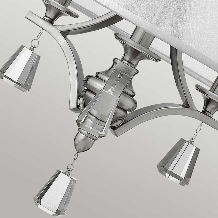 Mime 3 Light Semi-Flush - Brushed Nickel