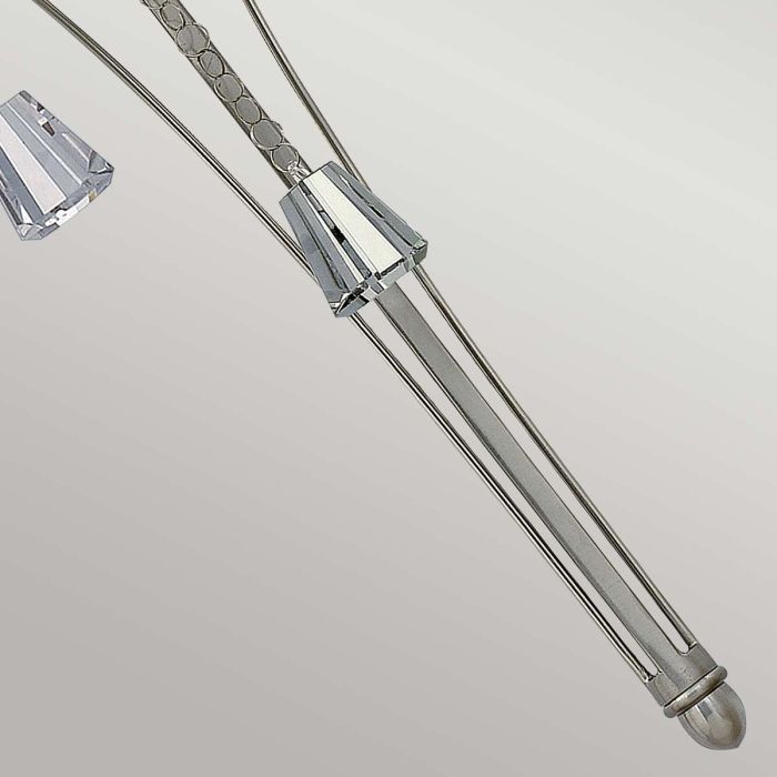 Mime 2 Light Wall Light - Brushed Nickel