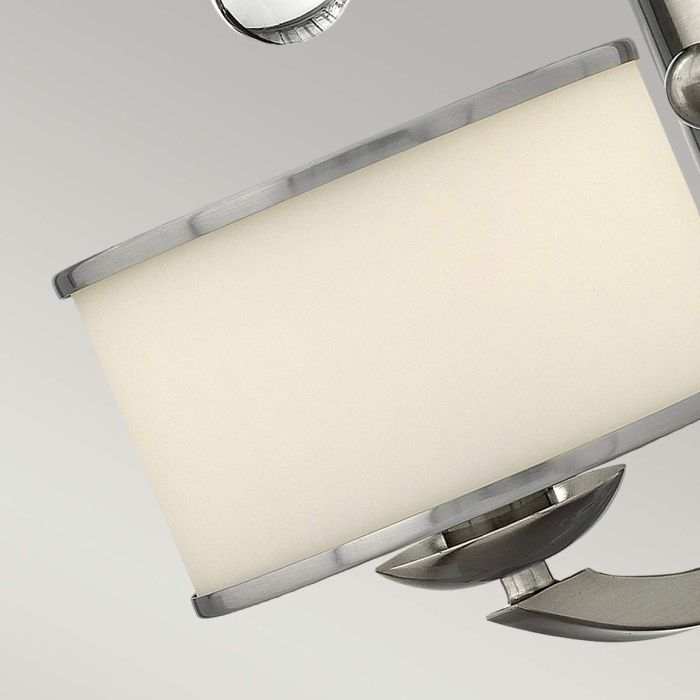 Monaco 1 Light Wall Light - Brushed Nickel