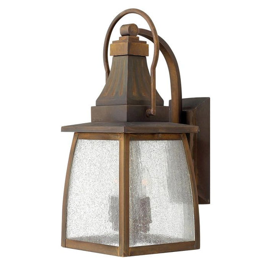 Montauk 2 Light Small Wall Lantern - Sienna