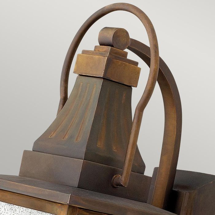 Montauk 2 Light Small Wall Lantern - Sienna