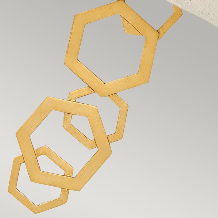 Moxie 2 Light Wall Light - Gold - Sunset Gold