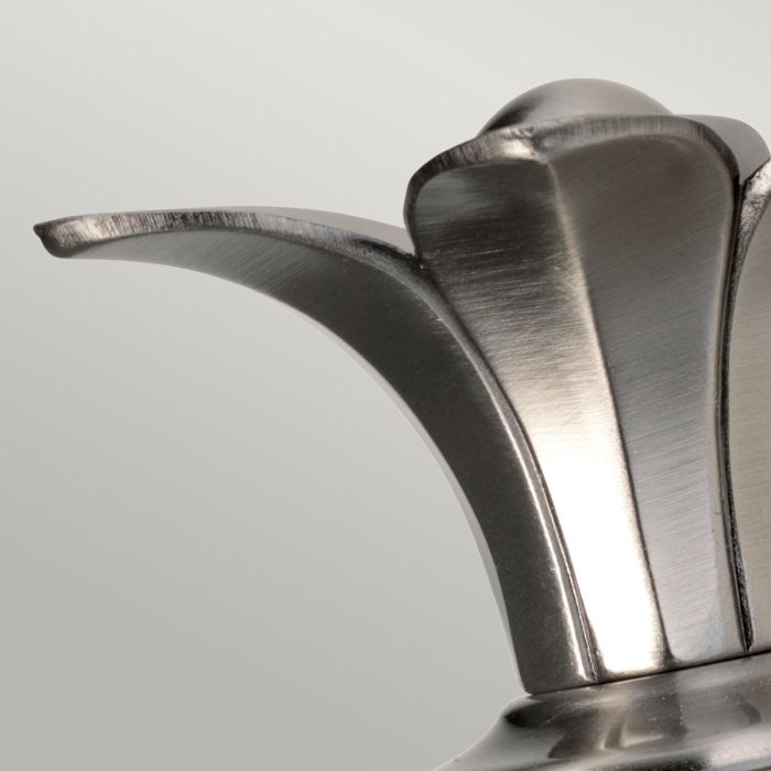 Plantation 1 Light Wall Light - Polished Antique Nickel