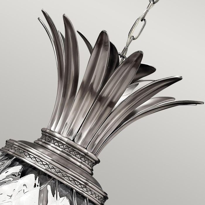 Plantation 4 Light Pentant - Polished Antique Nickel